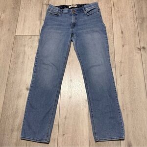 Levi's Light Blue Distressed Straight Jeans